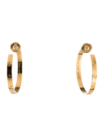 Cartier LOVE Hoop Earrings, Large Model