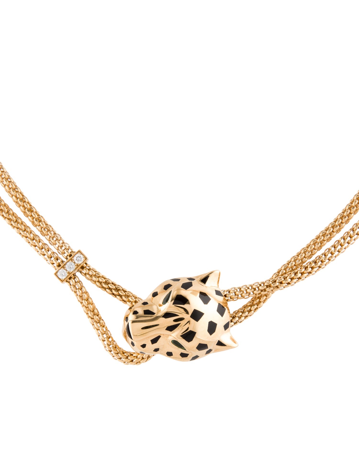 Cartier Panthère de Cartier Necklace, Paved