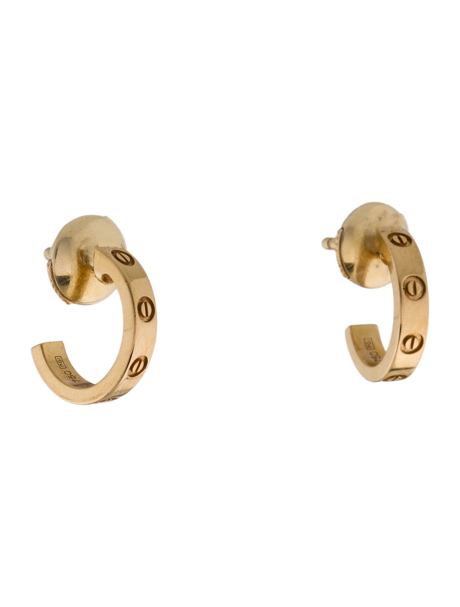 Cartier LOVE Hoop Earrings, Small Model
