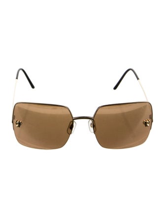 Cartier Panthere De Cartier Square Sunglasses