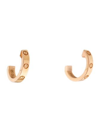 Cartier LOVE Hoop Earrings, Small Model