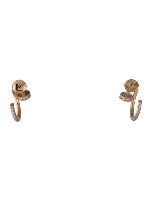 Cartier Juste un Clou Hoop Earrings, Small Model, Paved