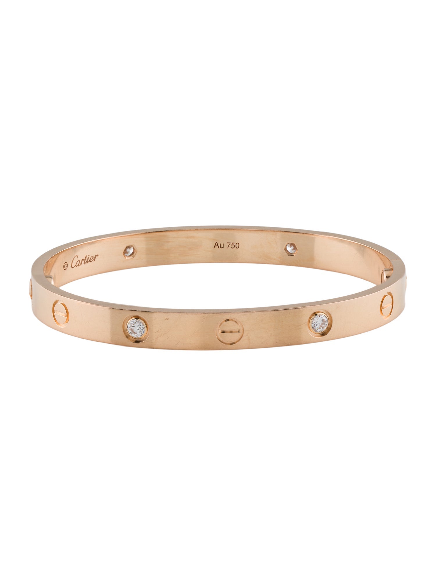 Cartier Classic 4 Diamond LOVE Bracelet