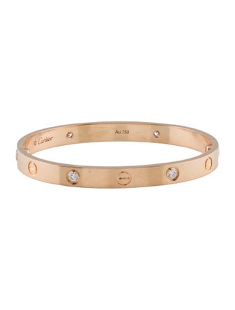 Cartier Classic 4 Diamond LOVE Bracelet