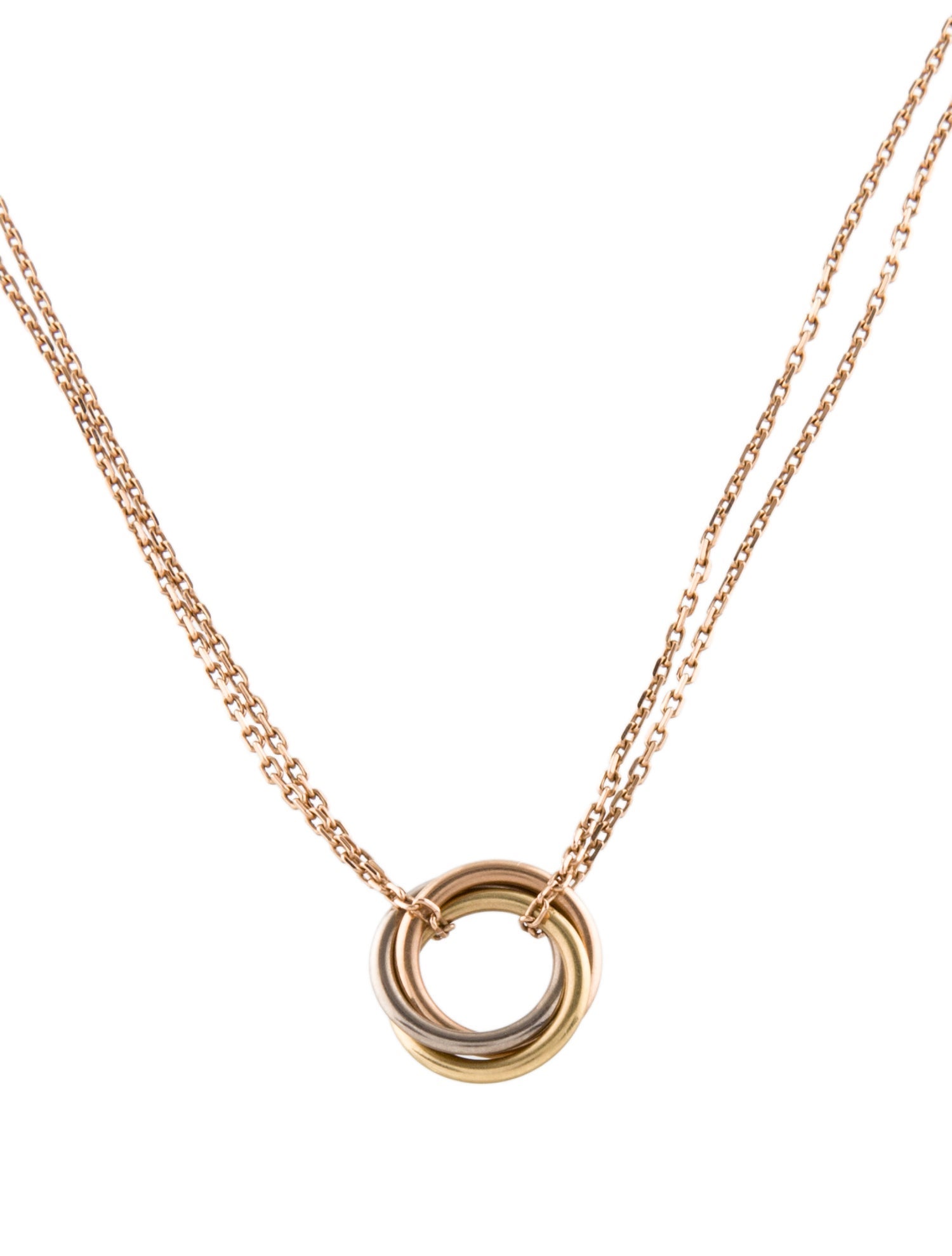 Cartier Trinity Pendant Necklace, Mini Model