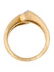 Cartier Vintage Ellipse Deux Tetes Croisees Heart Ring