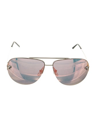 Cartier Panthere De Cartier Aviator Sunglasses