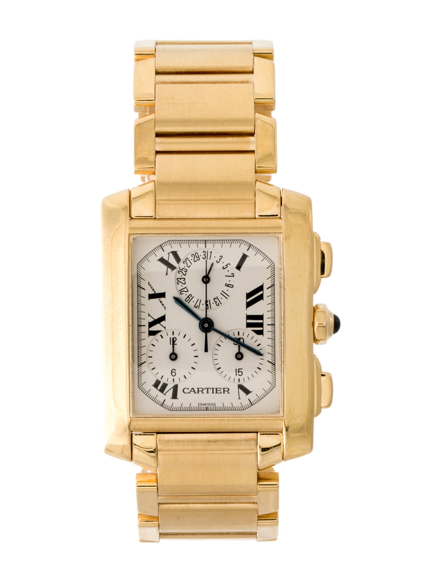 Cartier Tank Française Chronoflex Watch