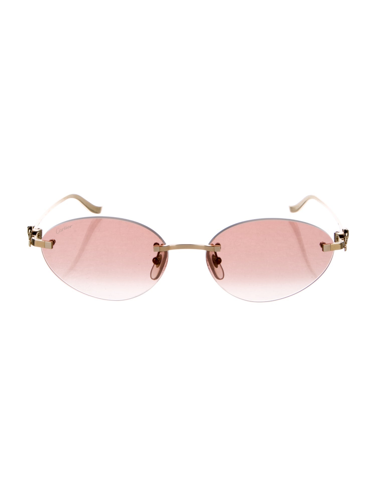 Cartier Panthere De Cartier Cat-Eye Sunglasses