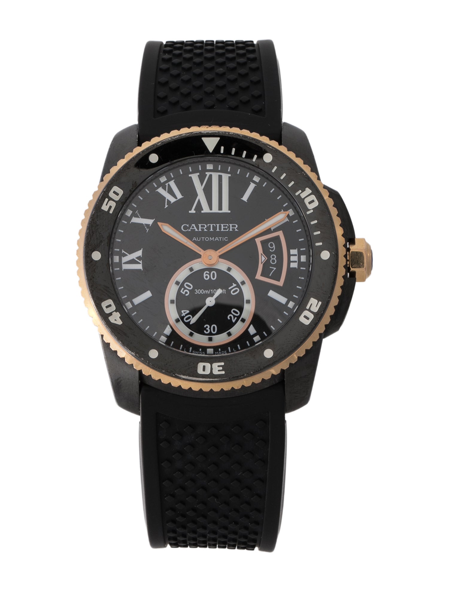 Cartier Calibre de Cartier Carbon Diver Watch