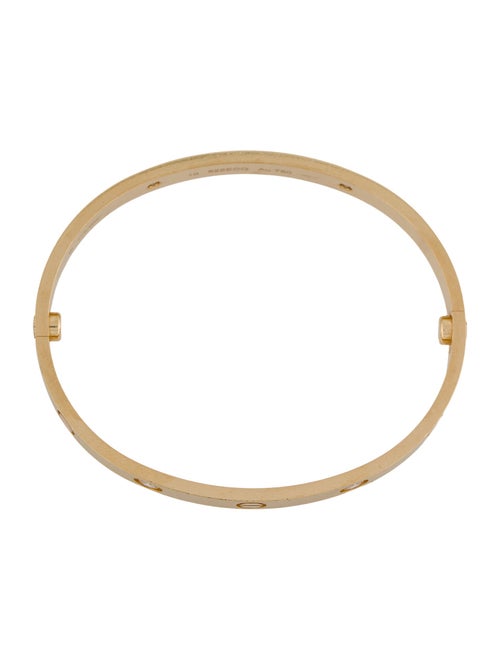 Cartier 4 Diamond LOVE Bracelet, Classic Model, Brushed