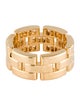 Cartier Half Paved Triple Row Maillon Panthere Ring