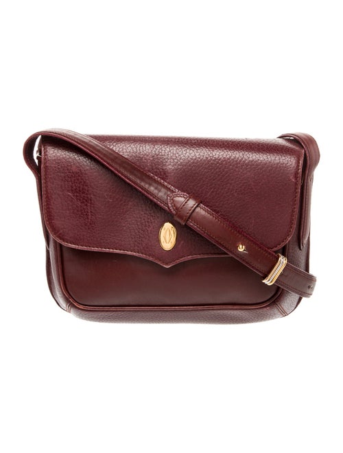Must de Cartier Leather Crossbody Bag
