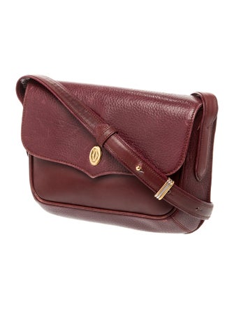 Must de Cartier Leather Crossbody Bag