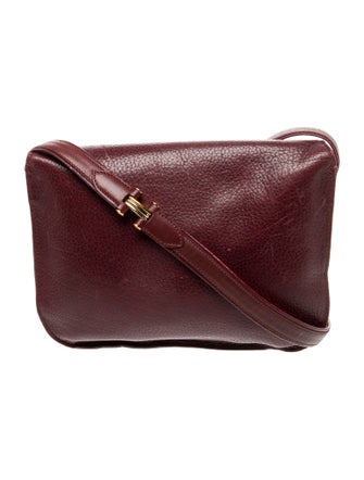 Must de Cartier Leather Crossbody Bag