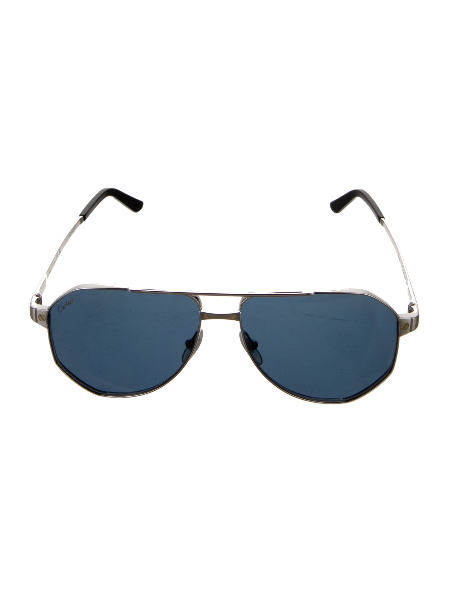 Cartier Santos de Cartier Aviator Sunglasses