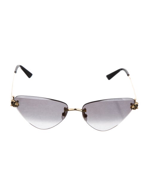 Cartier Panthere De Cartier Cat-Eye Sunglasses