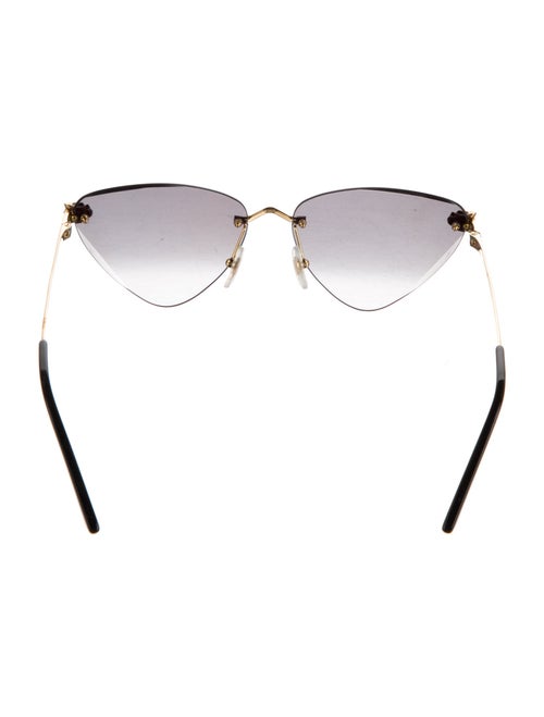 Cartier Panthere De Cartier Cat-Eye Sunglasses