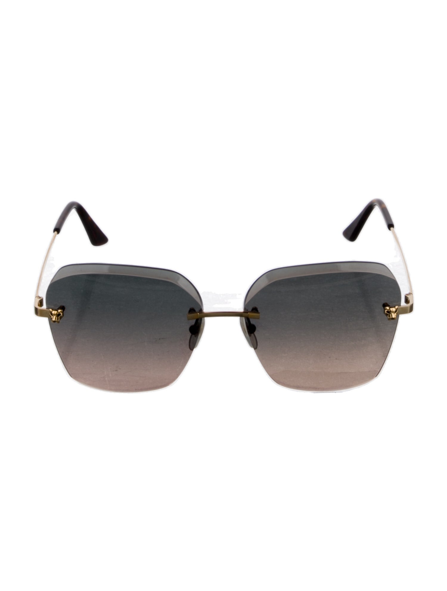 Cartier Panthere De Cartier Oversize Sunglasses