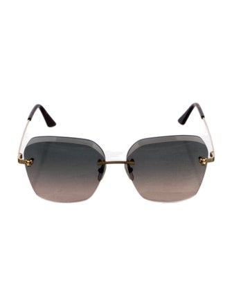 Cartier Panthere De Cartier Oversize Sunglasses