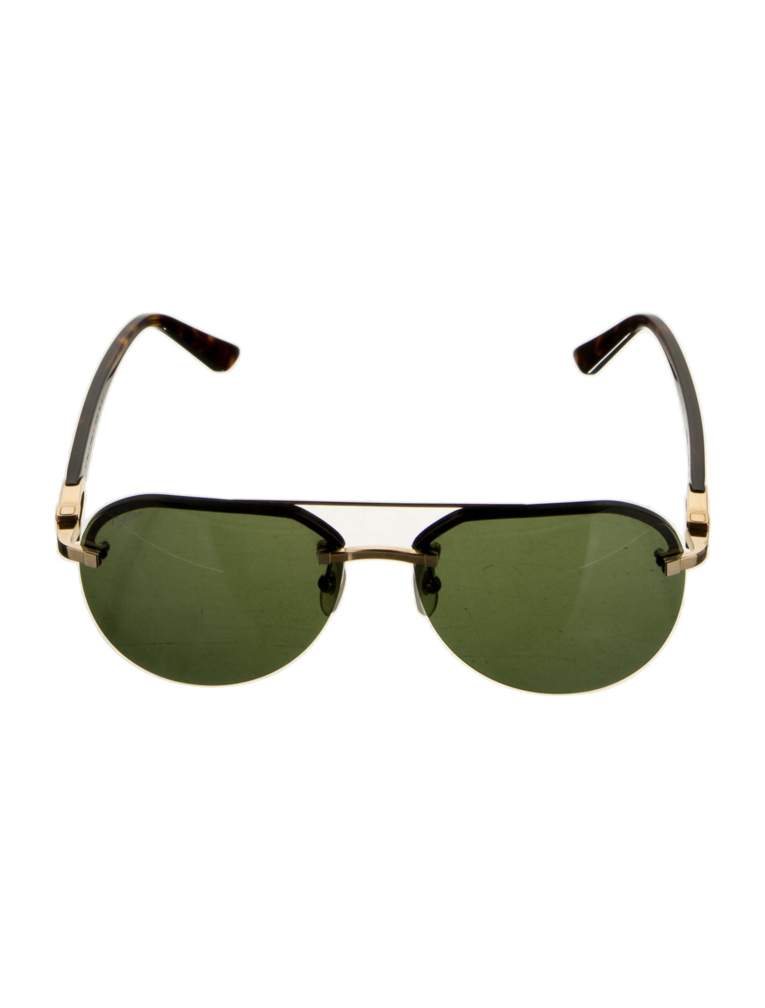 Cartier Aviator Tinted Sunglasses