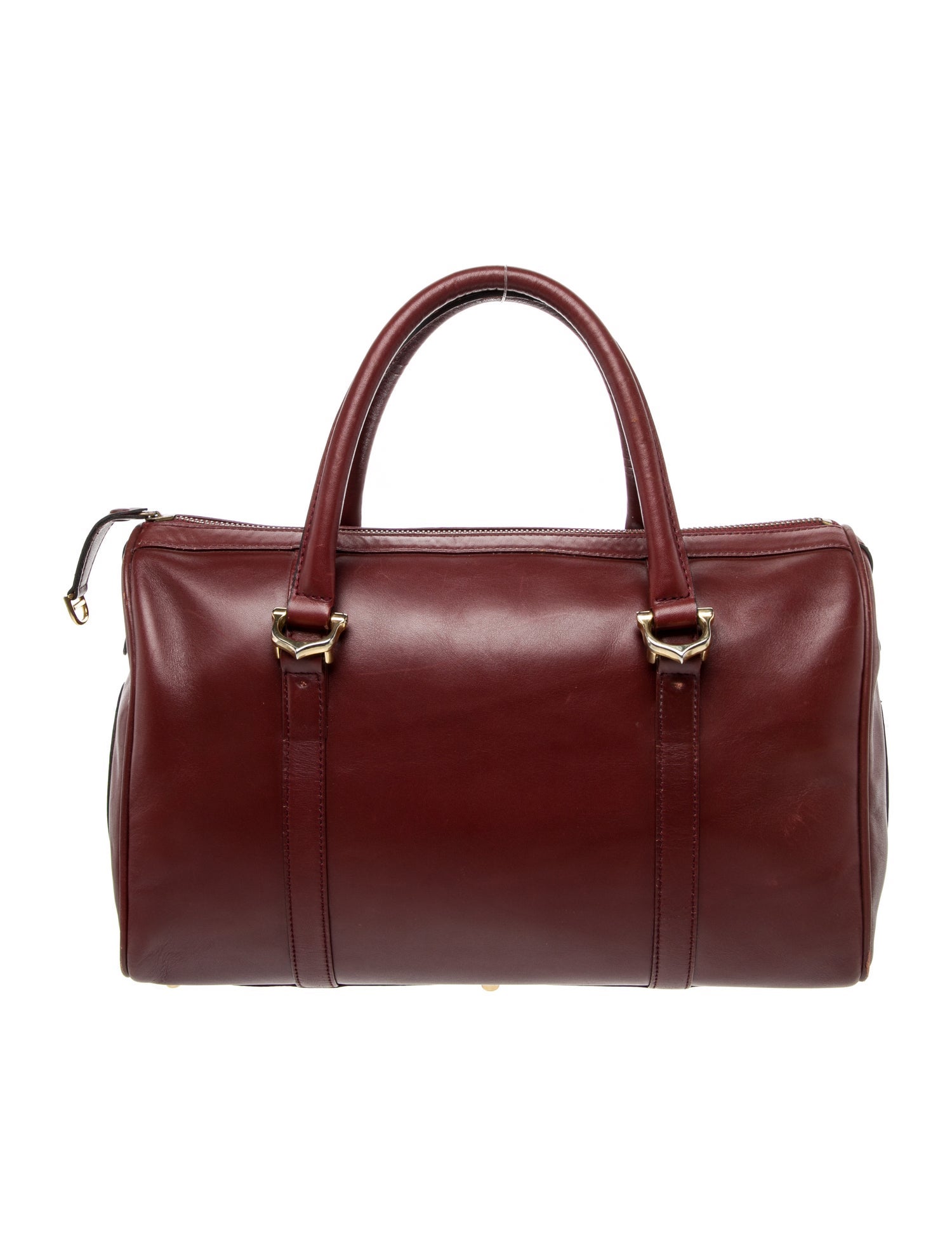 Cartier Leather Top Handle Bag