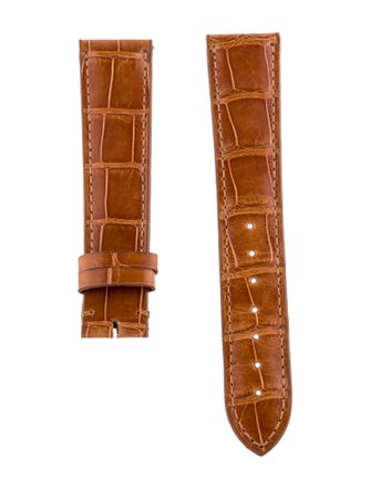 Cartier 19mm x 16mm Tan Alligator Watch Strap