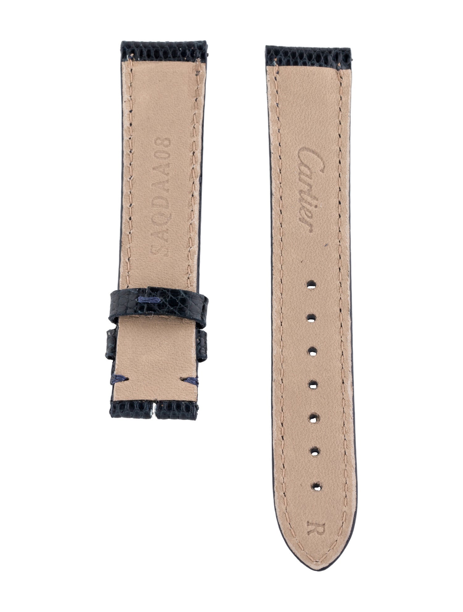 Cartier 15mm x 14mm Lizard Watch Strap