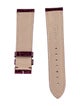 Cartier 18mm x 16mm Red Alligator Watch Strap