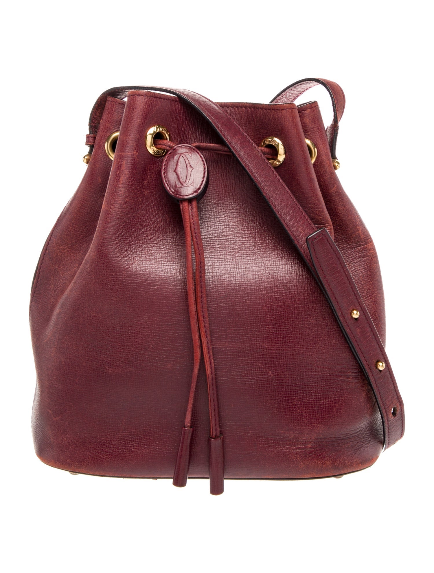 Cartier Leather Bucket Bag