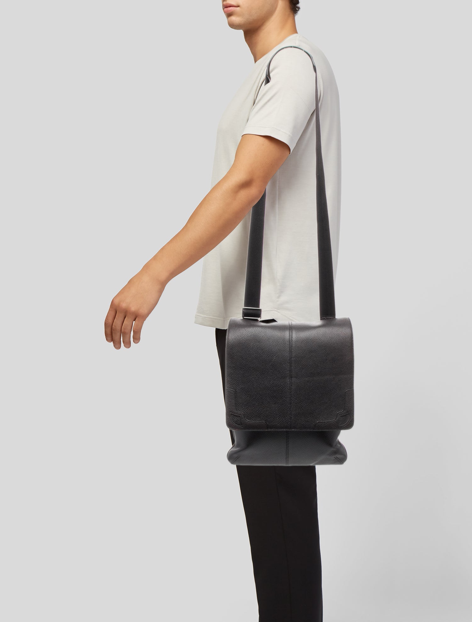 Cartier Leather Messenger Bag