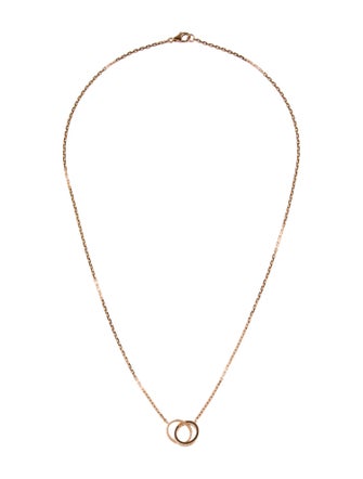 Cartier Half-Paved LOVE Pendant Necklace