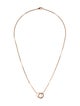 Cartier Half-Paved LOVE Pendant Necklace