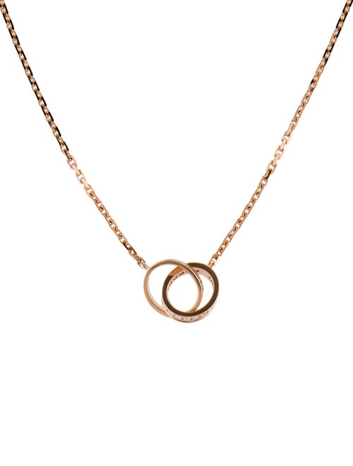 Cartier Half-Paved LOVE Pendant Necklace