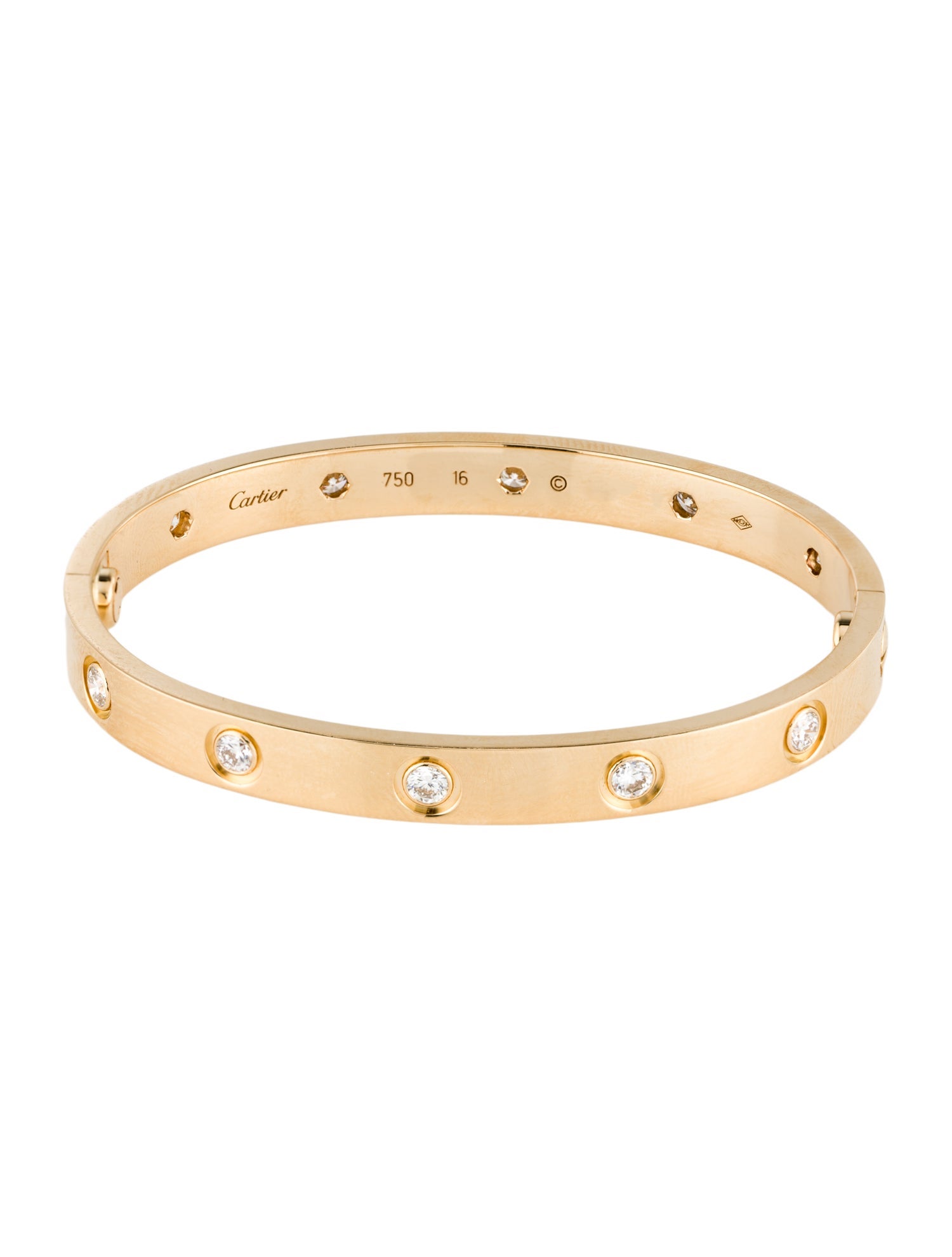 Cartier 10 Diamond LOVE Bracelet, Classic Model