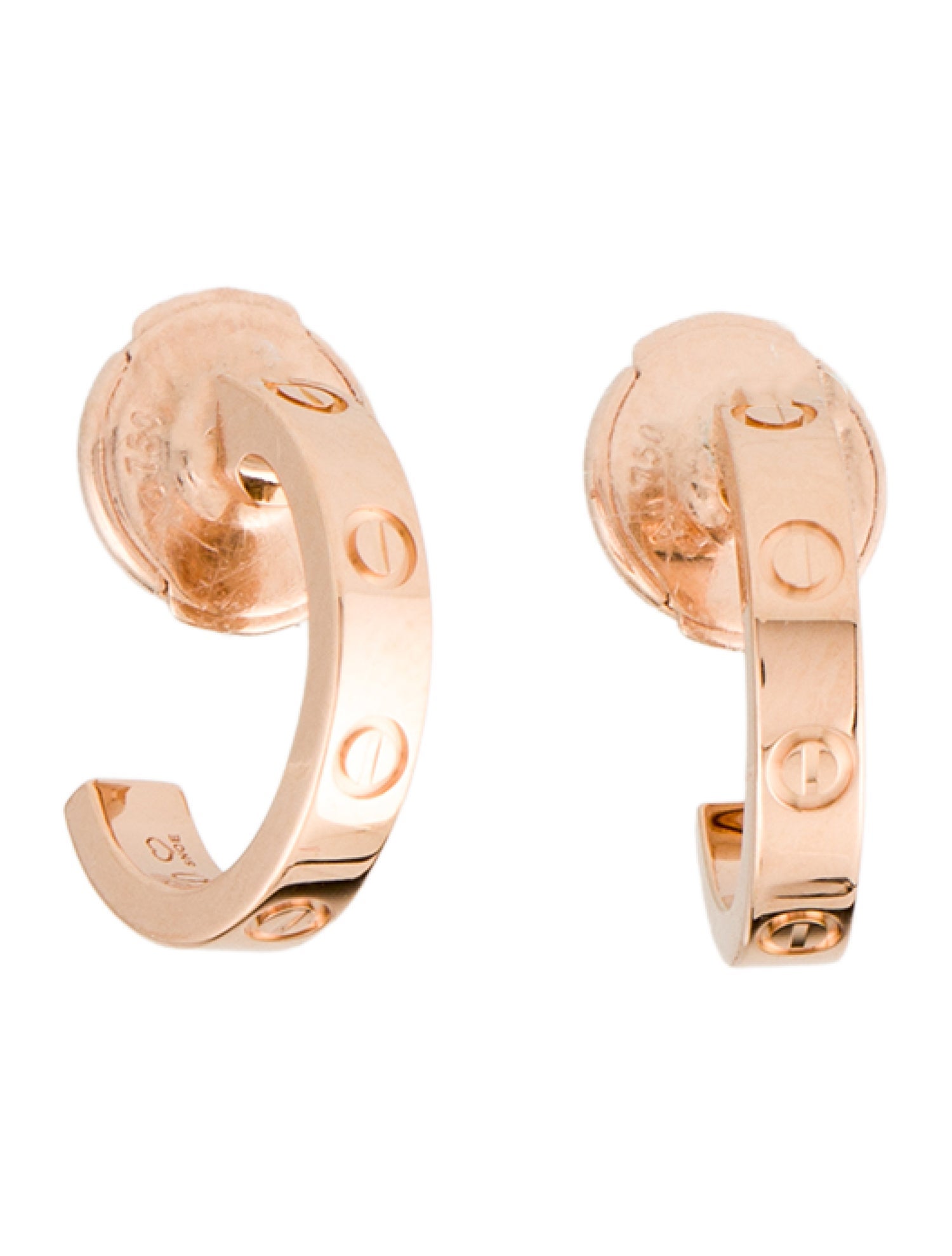Cartier Small LOVE Hoop Earrings