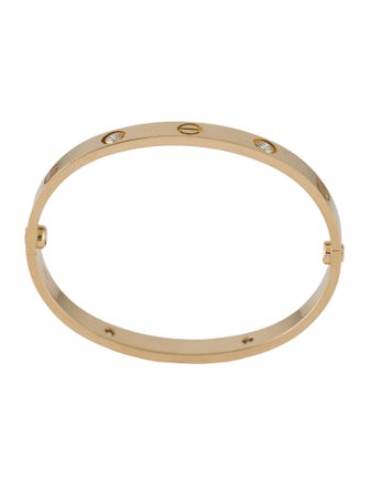 Cartier 4 Diamonds LOVE Bracelet, Classic Model