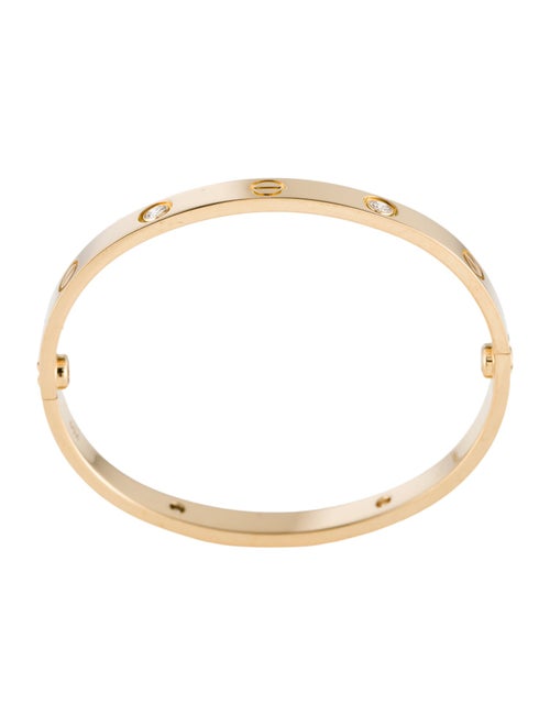 Cartier LOVE Bracelet, Classic Model, 4 Diamonds