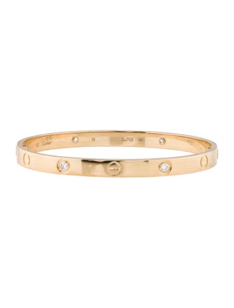 Cartier LOVE Bracelet, Classic Model, 4 Diamonds