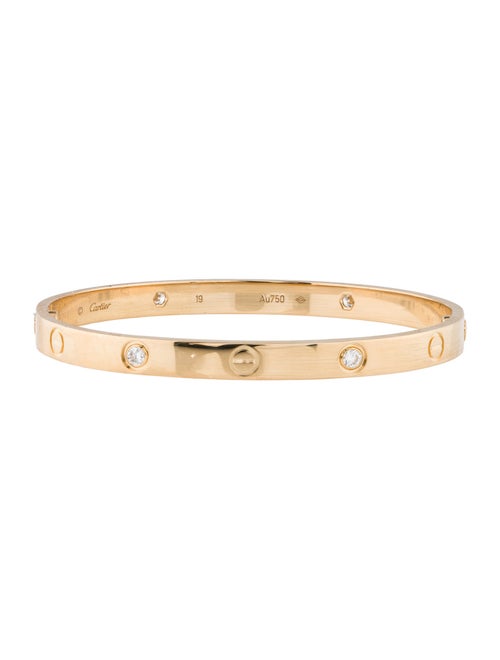 Cartier LOVE Bracelet, Classic Model, 4 Diamonds