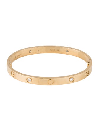 Cartier 4 Diamonds LOVE Bracelet, Classic Model