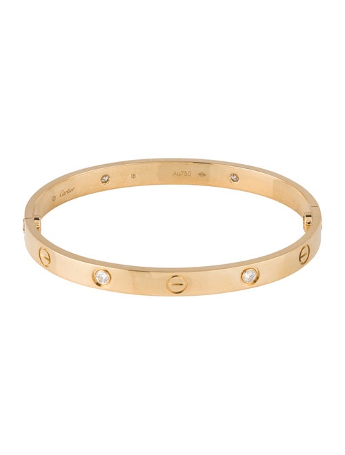 Cartier 4 Diamonds LOVE Bracelet, Classic Model