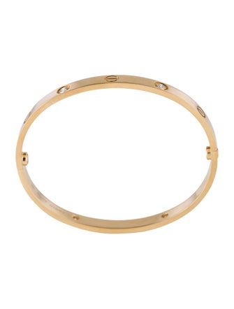 Cartier 4 Diamonds LOVE Bracelet, Classic Model