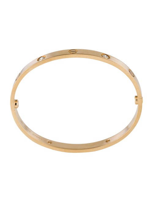 Cartier 4 Diamonds LOVE Bracelet, Classic Model