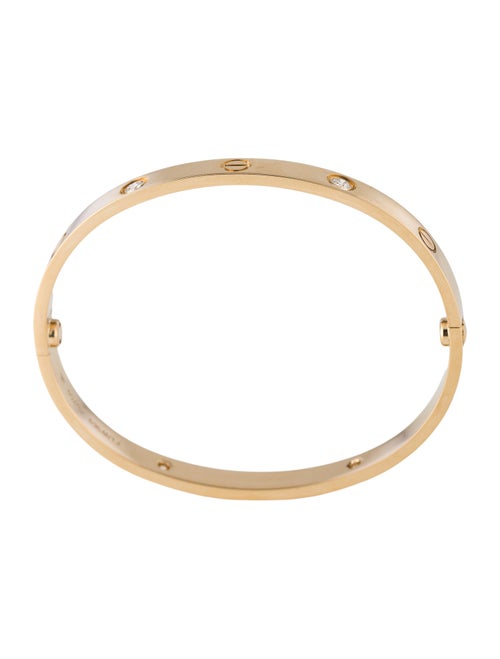 Cartier 4 Diamonds LOVE Bracelet, Classic Model