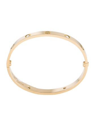Cartier LOVE Bracelet, Classic Model, 4 Diamonds