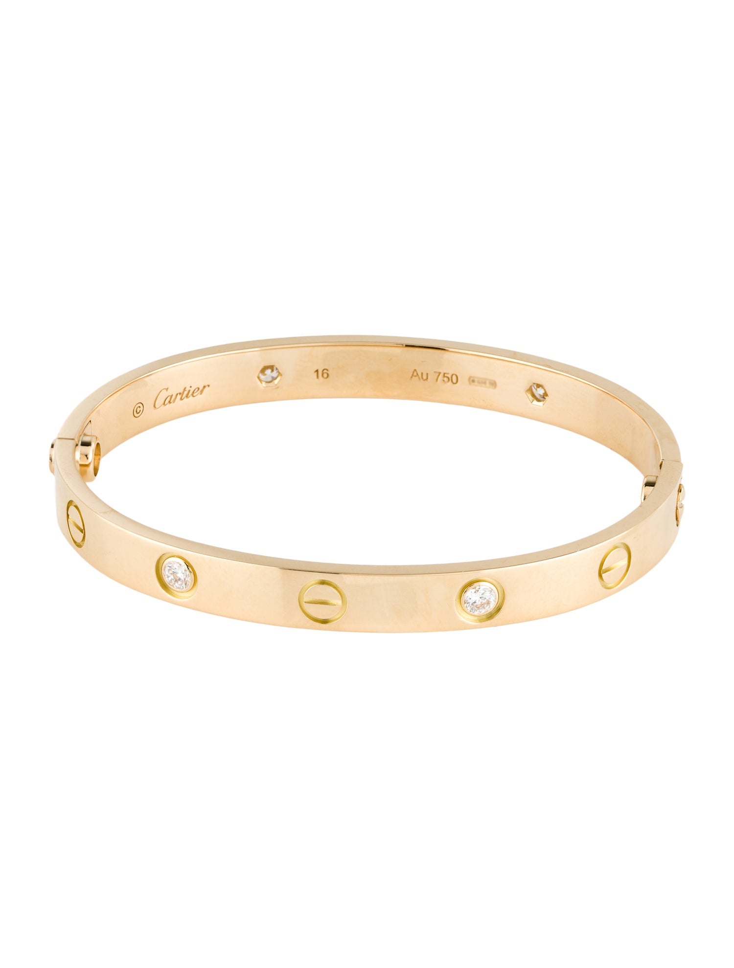 Cartier 4 Diamond LOVE Bracelet