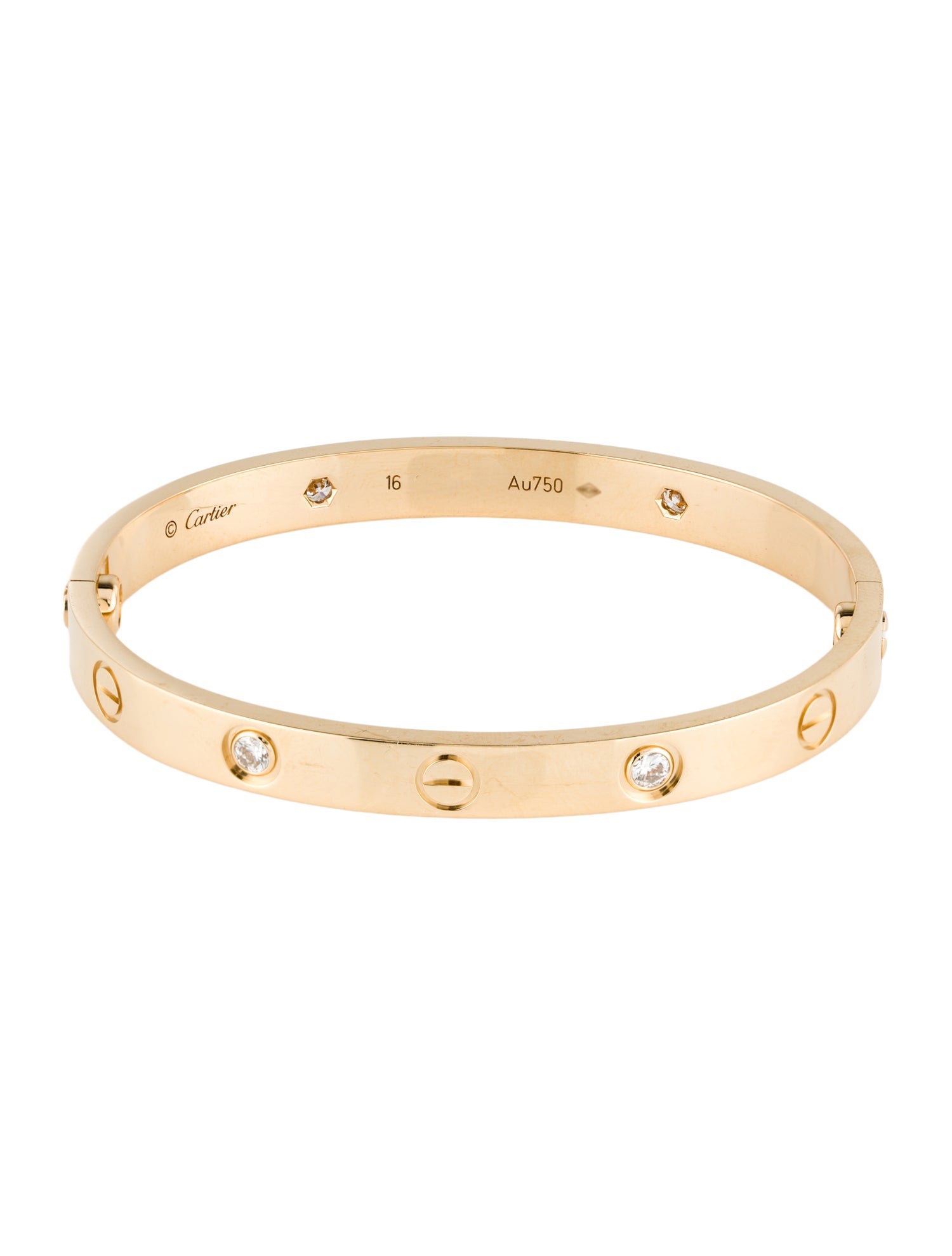 Cartier 4 Diamond LOVE Bracelet