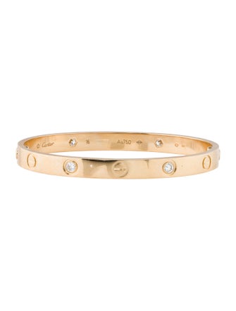 Cartier LOVE Bracelet, Classic Model, 4 Diamonds