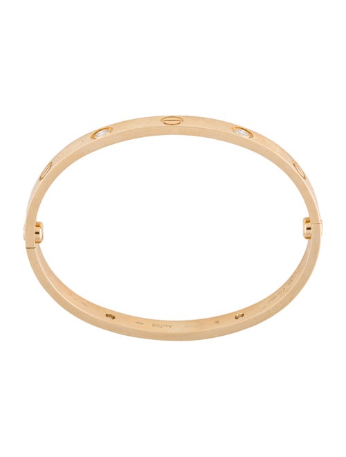 Cartier LOVE Bracelet, Classic Model, 4 Diamonds